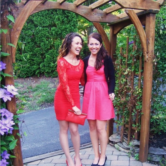 Express Coral-Pink Dress. Size 0. - Picture 5 of 5